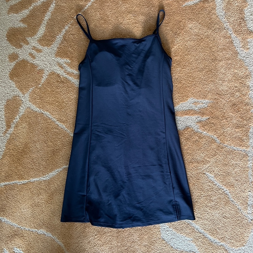 Old Navy Black Spaghetti Strap Athletic Dress Mini